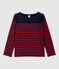 Marinière iconique en coton Femme bleu SMOKING/rouge TERKUIT